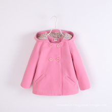filles manteaux hiver enfants bébé petits manteaux pour l'hiver rose européenne manteaux d'hiver à la mode de bonne qualité en gros enfants vestes
